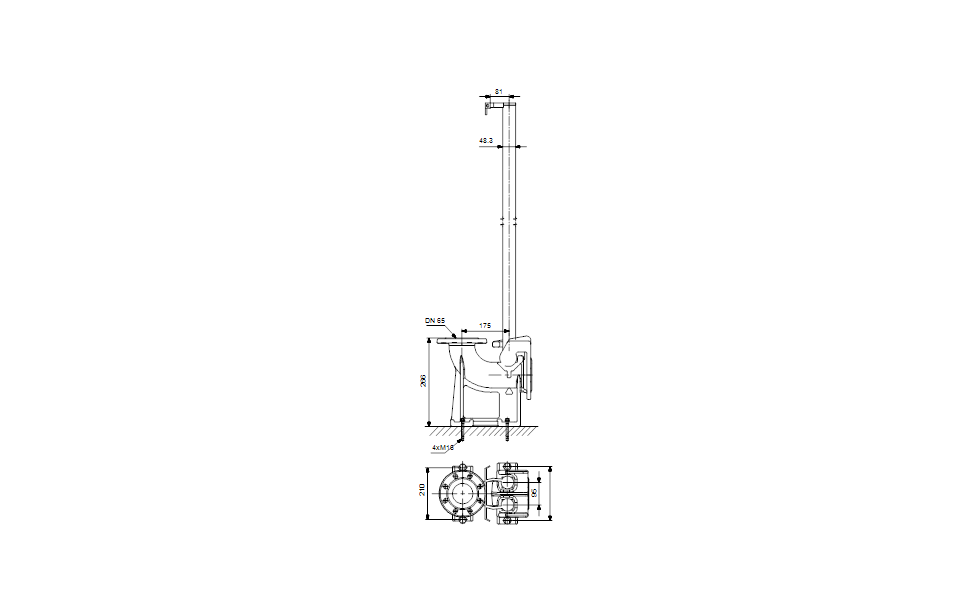 GRUNDFOS Zubehorfurabwasserpumpe Auto coupling set Nr. 96825104