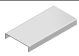 Van der Valk Zinc-mag cover for cable basket w=50mm L=3000mm (760300503000)