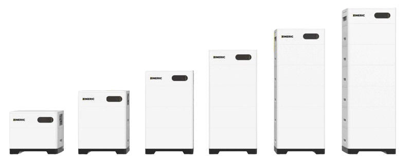 Zineric F1 5,12 kWh HV Stack Tower 4 modules