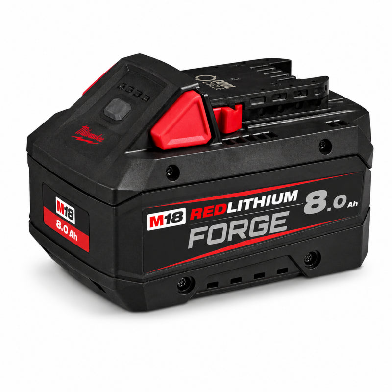 Milwaukee M18 FVP5–801 Vakuumpumpe mit Ladegerät und Akku