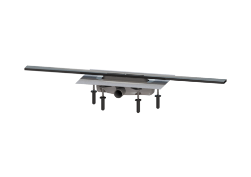 Duschrinne Linearis Infinity 60 L: 900 mm, DN 40, Black, geb. – Kessel