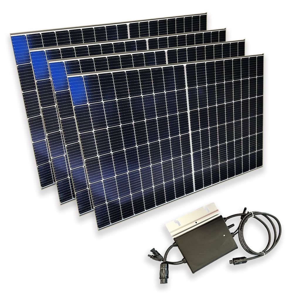 Solarics Expert Balkonkraftwerk Glasmodul mit Wechselrichter SO1600