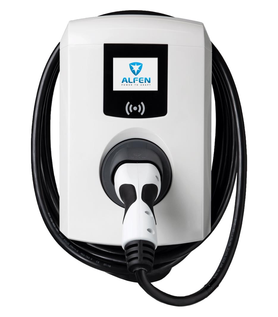 Alfen Eve Single Pro-line 3PH Kabel, Active Load Balancing, RFID und 5m Kabel enthalten 3 Phasen