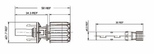 Amphenol - H4 PLUS Anschlussbuchse 4,0 - 6,0 mm², Ø 5,0 - 7,8 mm