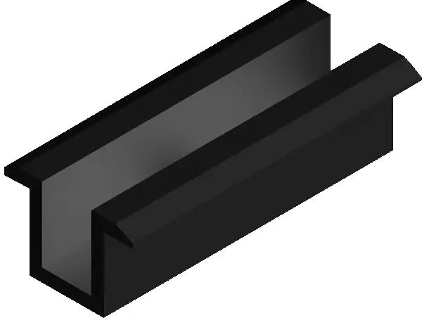 Baks PUFL Zwischenblechhalter (schwarz)