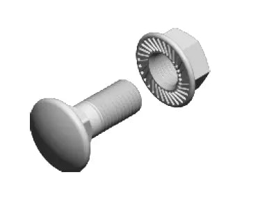 Baks Pilzschraube + Zahnmutter  (Pkl.) SGKFM10x20PV