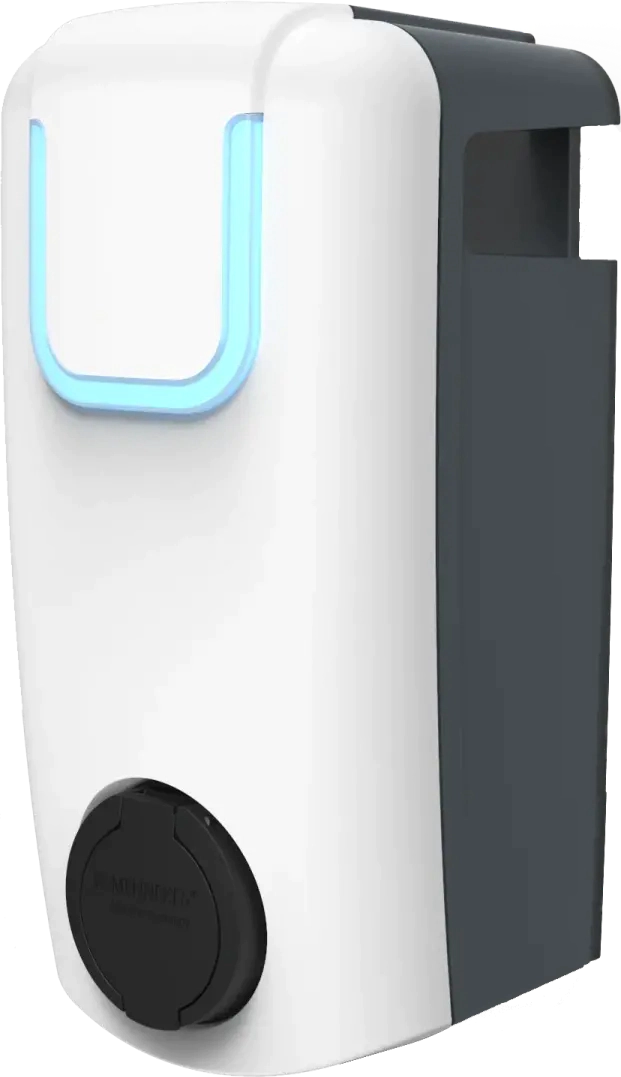 Blue Current U:MOVE Ladestation 7,5m blaues Kabel 32A Typ 2 (Grau/Weiß)