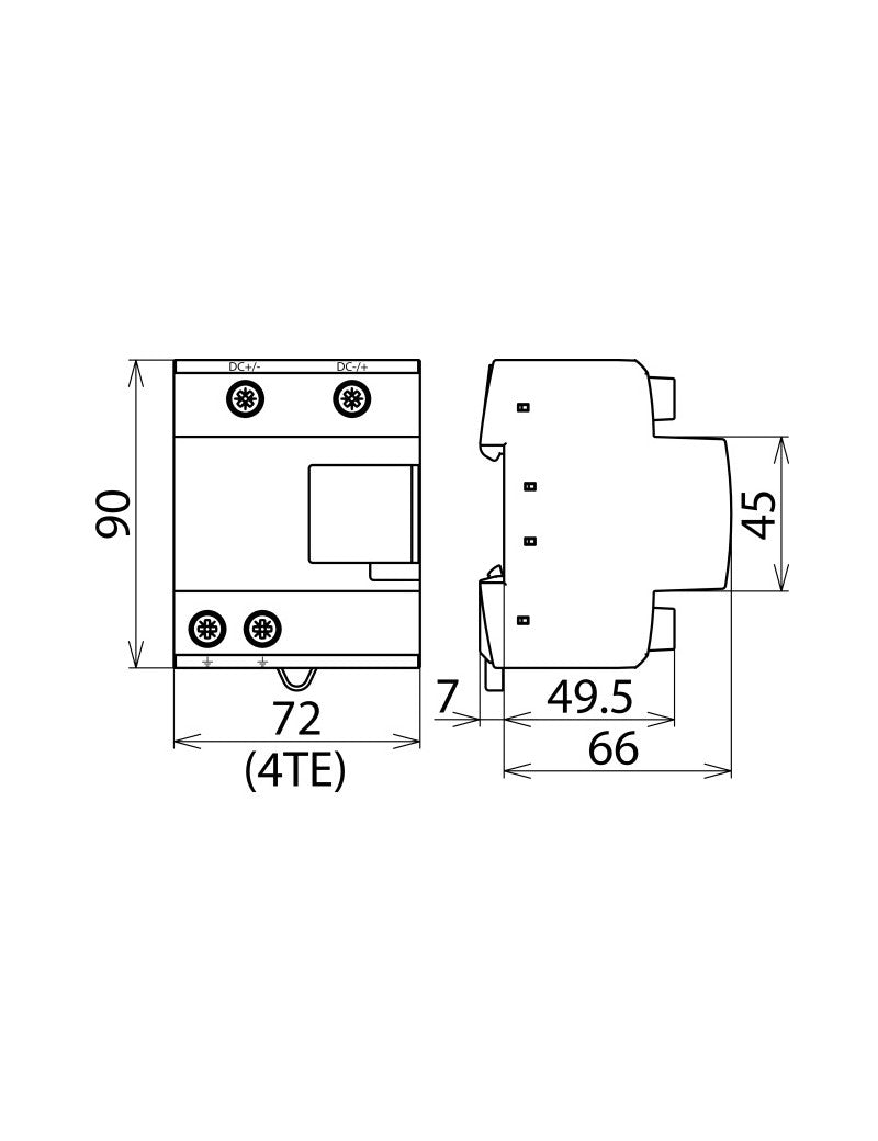 DEHN Überspannungsschutzgerät DC 1200 V Typ 1+2