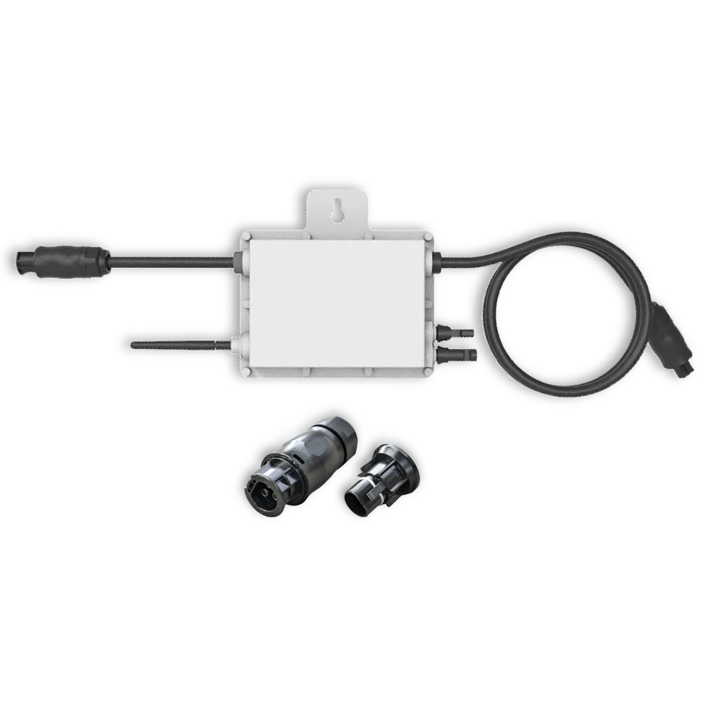 Deye Microwechselrichter SUN300G3-EU-230 300W mit WLAN für Mini-PV Balkonkraftwerk mit zusätzlichen AC-Netzstecker