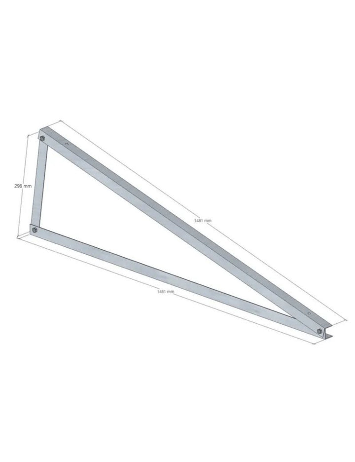 SOLTEC Dreieck 10 ° VERTIKALE Montage Aluminium
