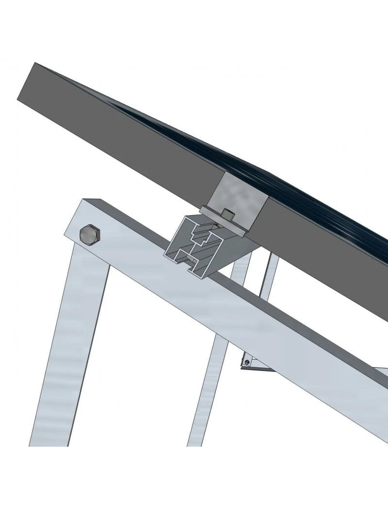 SOLTEC Dreieck 10 ° VERTIKALE Montage Aluminium