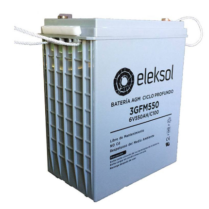Eleksol AGM Batterie 6V/550Ah