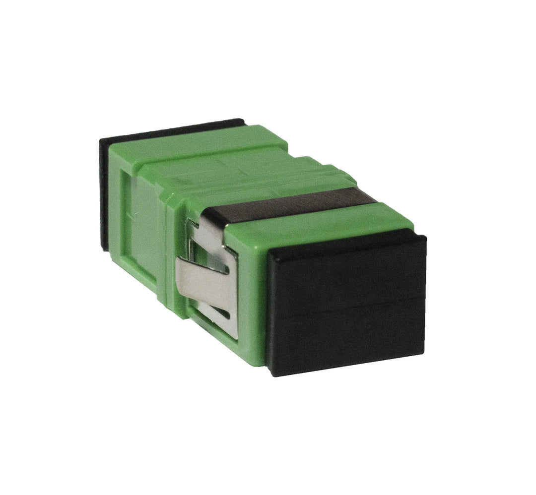 Emiter SC APC SM Simplex Adapter grün (ohne Flansch)
