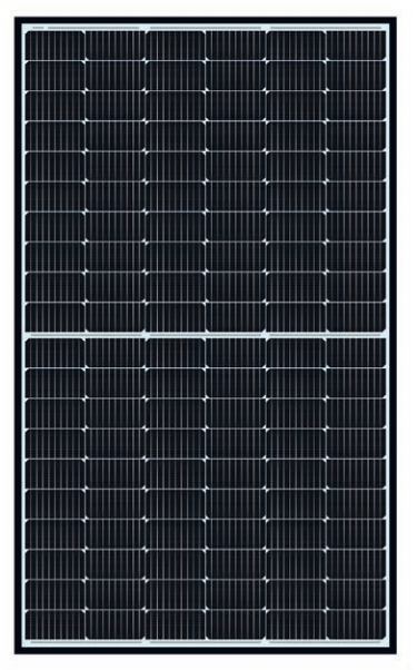 Eurener Solarmodul MEPV 120 Glas-Glas 380W Schwarzer Rahmen