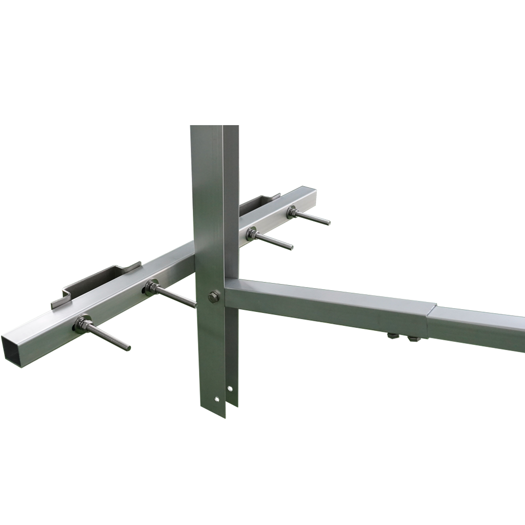 Balkonkraftwerk Halterung PV-Halterung Balkon Montageset schwarz