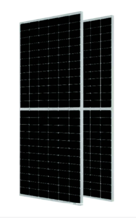 JA SOLAR Solarmodul JAM72D30-525/MB Bifacial Mono Perc Half-Cell 525W Silberner Rahmen