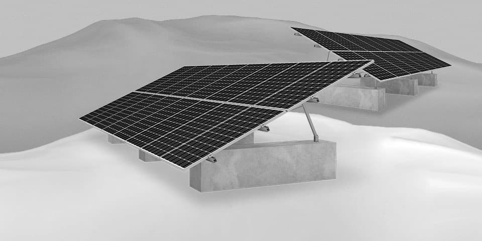 K2 Systems Montagekit P P Rack 15/20/25° 1.3kN/qm – Solarics GmbH