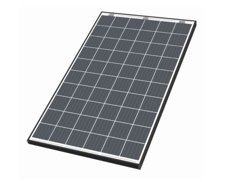 KIOTO Solarmodul 310Wp Glas-Glas gerahmt bifacial Schwarzer Rahmen