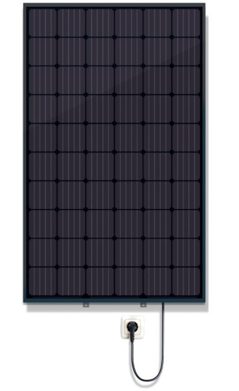 KIOTO Solarmodul SONNENKRAFTwerk 325Wp/300W Schwarz