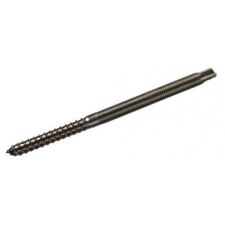 Krajiczech Edelstahl-Kombischraube mit oberem Sechskant, Länge 35 cm, Durchmesser 12 mm BOX 50 Stück