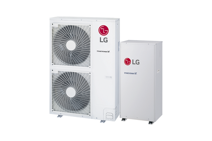 LG Therma V Split Hochtemperatur R410A/R134a 16kW 1-Phasen Wärmepumpe HU161HA1/HN1610H