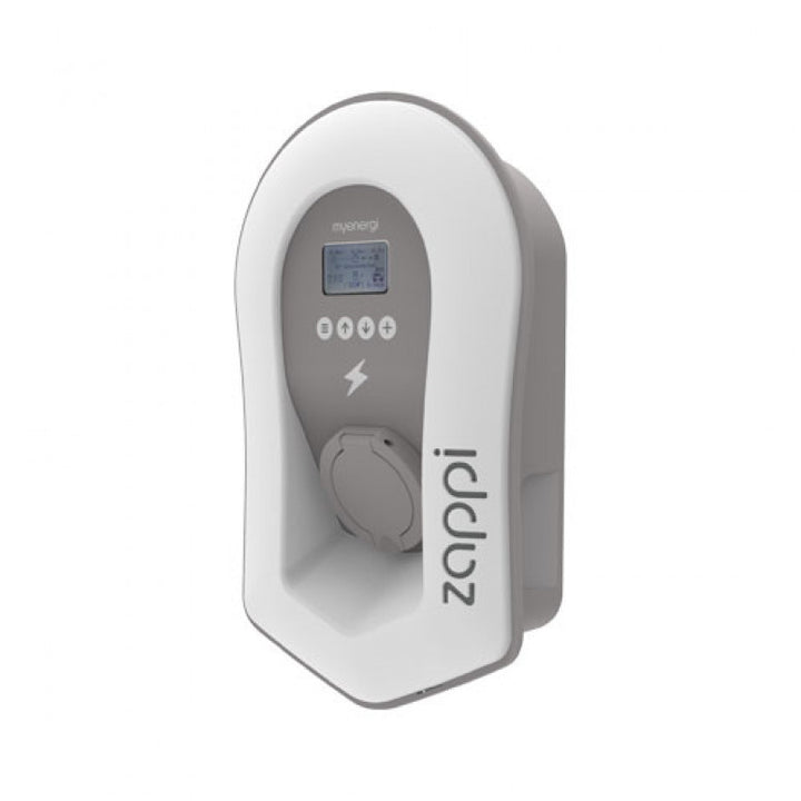 Myenergi ZAPPI-222UW V2  22kW 3ph Ladestation - Kabel ungebunden - Weiß mit eingebautem Hub