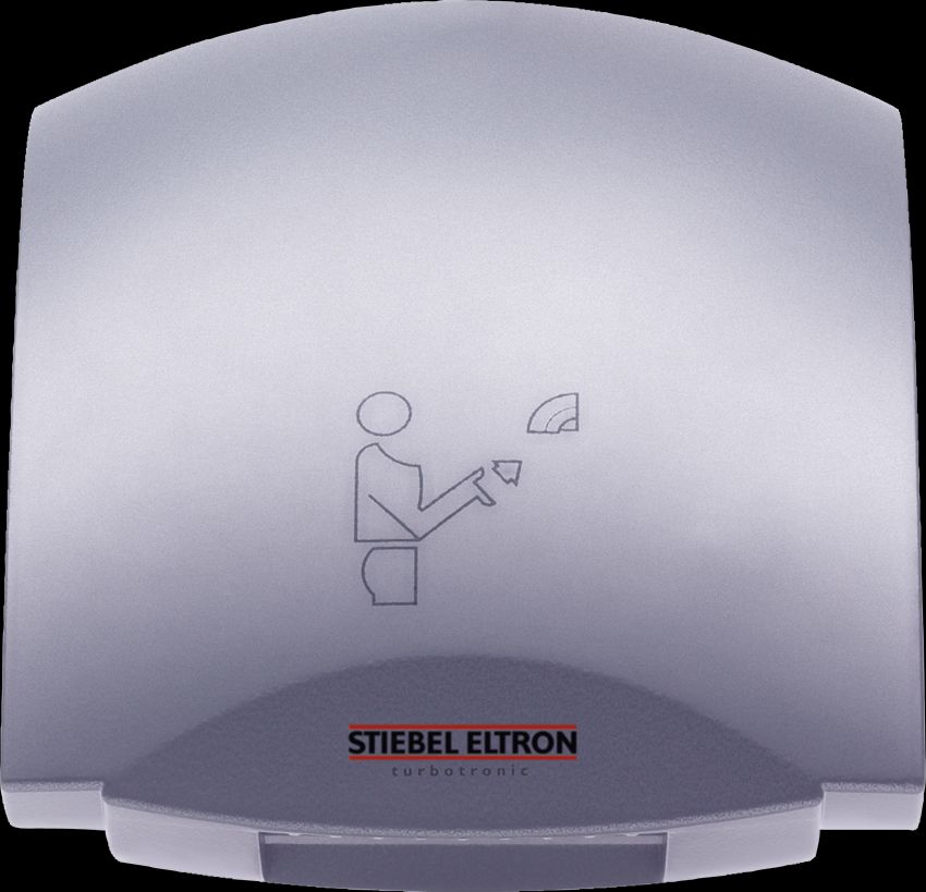 STIEBEL ELTRON Händetrockner turbotronic HTT 5 SM, 2.6 kW/230 V, silber-metallic