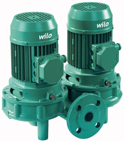 WILO Trockenläufer-Standard-Doppelpumpe DPL 32/105-0,12/4,DN32,3xV,0.12kW  Art. 2150372