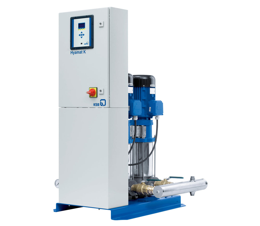 KSB Druckerhöhung Hyamat K 5/0608 B m. 5 Pumpen Movitec 6/8, 2,2 kW
