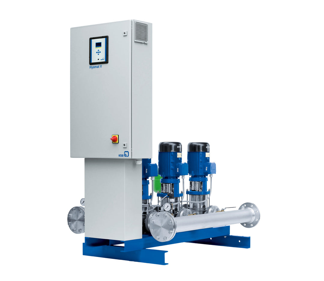 KSB Druckerhöhung Hyamat V 4/0411 B m. 4 Pumpen Movitec 4/11, 2,2 kW