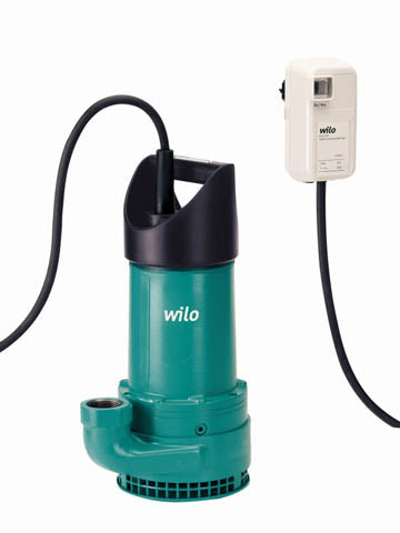 Wilo Schmutzwasser-Tauchmotorpumpe EMU KS 15 E,G 2,1x230V,1.3kW