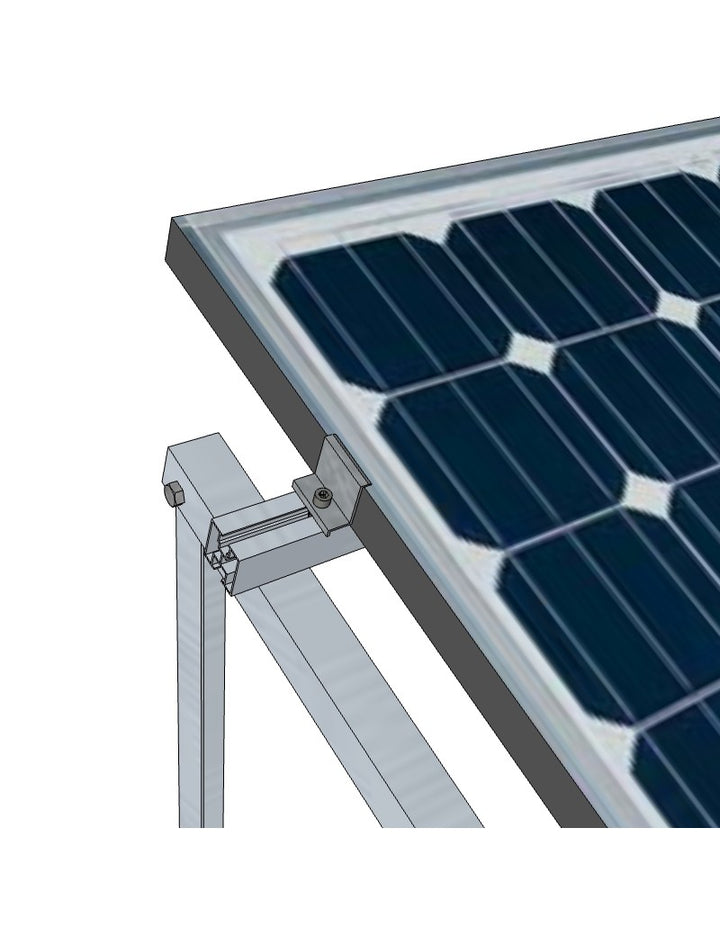 SOLTEC Dreieck 20 ° VERTIKALE Montage Aluminium