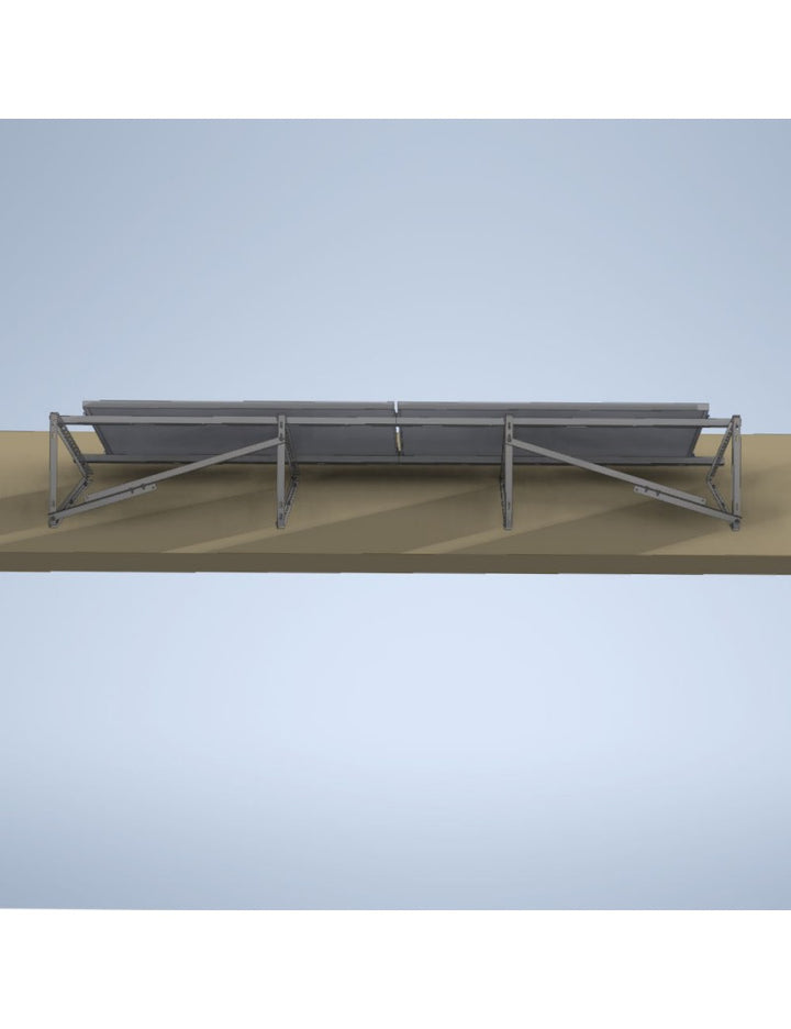 SOLTEC Dreiecksstütze 15 ° HORIZONTALE Montage Magnelis®