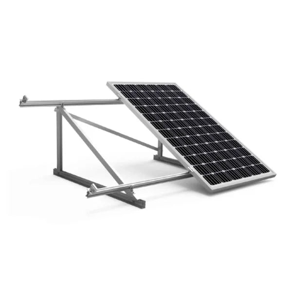 Sunfer Dreiecksbausatz für 2 Module. Für Metalldach. Vertikal. Neigung 30º Maximale Modulgröße 2279 x 1150 mm
