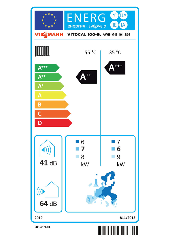 VIESSMANN Wärmepumpe Vitocal 100-Split B08 AWB-M-E-AC Z021278