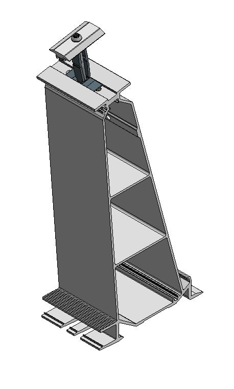 Van der ValkPro+ - Aluminium hinterer Fuß P10° Mitte (724670)