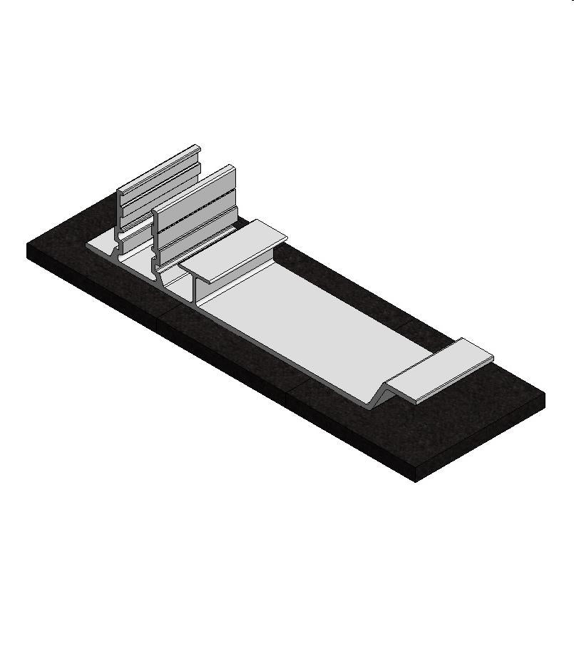 Van der ValkPro+ Alu Panel Support Hinterer Fußsockel (724720)