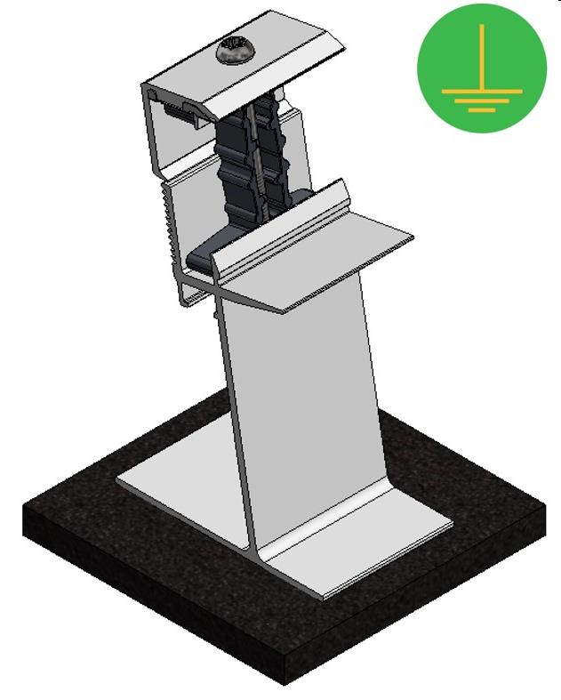 Van der ValkPro+ Alu Panel Support Vorderer Fuß L10° (724710)