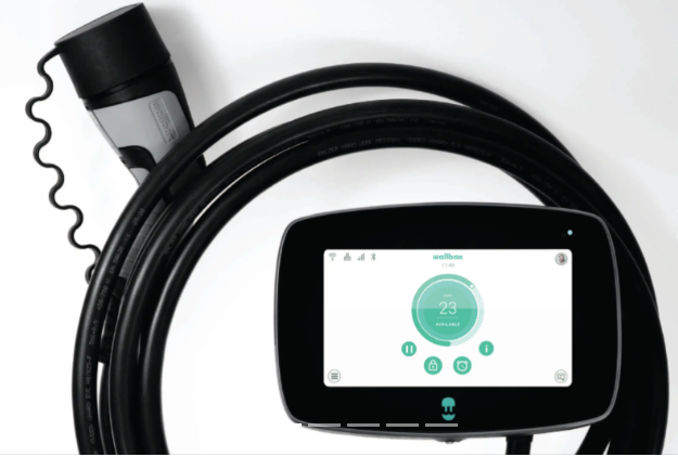 Wallbox Commander 2 EV-Ladegeräte 7.4 kW, 5 Meter, Typ 2, 4G, Schwarz, 3PH, IP54