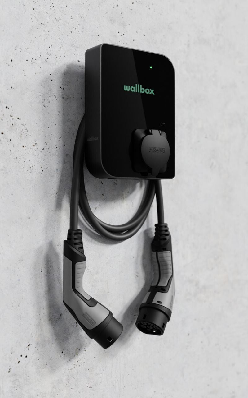 WALLBOX EV-Ladegeräte Copper SB 22 kW, Socket, Typ 2, Schwarz