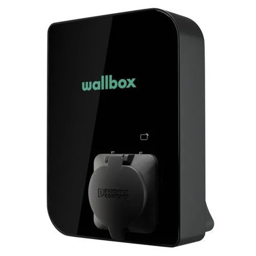 Wallbox Copper SB für dreiphasigen Anschluss und Belastung bis 22kW (7,4kW einphasig) Schwarz
