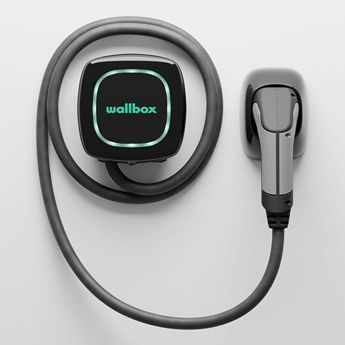 Wallbox Pulsar Plus EV-Ladegeräte 22 kW, 7 Meter, Typ 2, Schwarz, 3PH, IP54