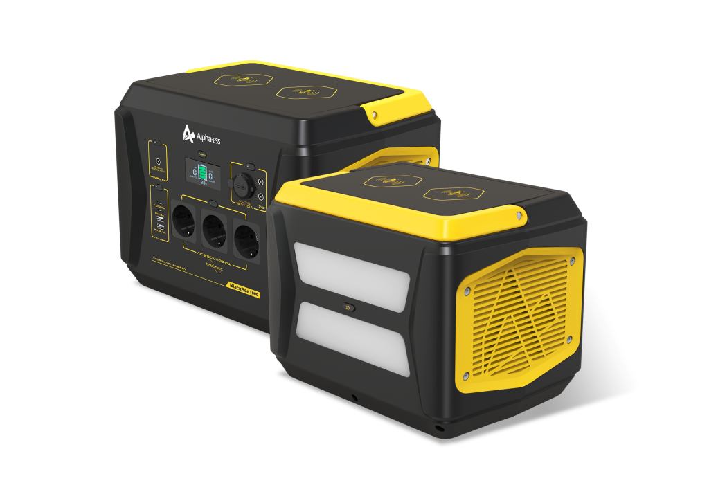 Alpha ESS Tragbarer Strom- und Energiespeicher BlackBee1000 mit 1.000Wh - nur 10,2kg