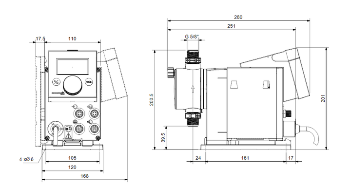 GRUNDFOS Digitale Dosierpumpe DDC 15-4 A-SS/T/SS-F-31AAFG Art.97721493