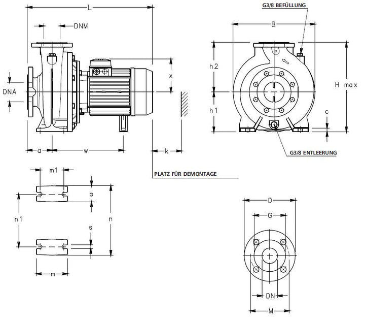 LOWARA Kreiselpumpe FHBE4 65-160/11/P