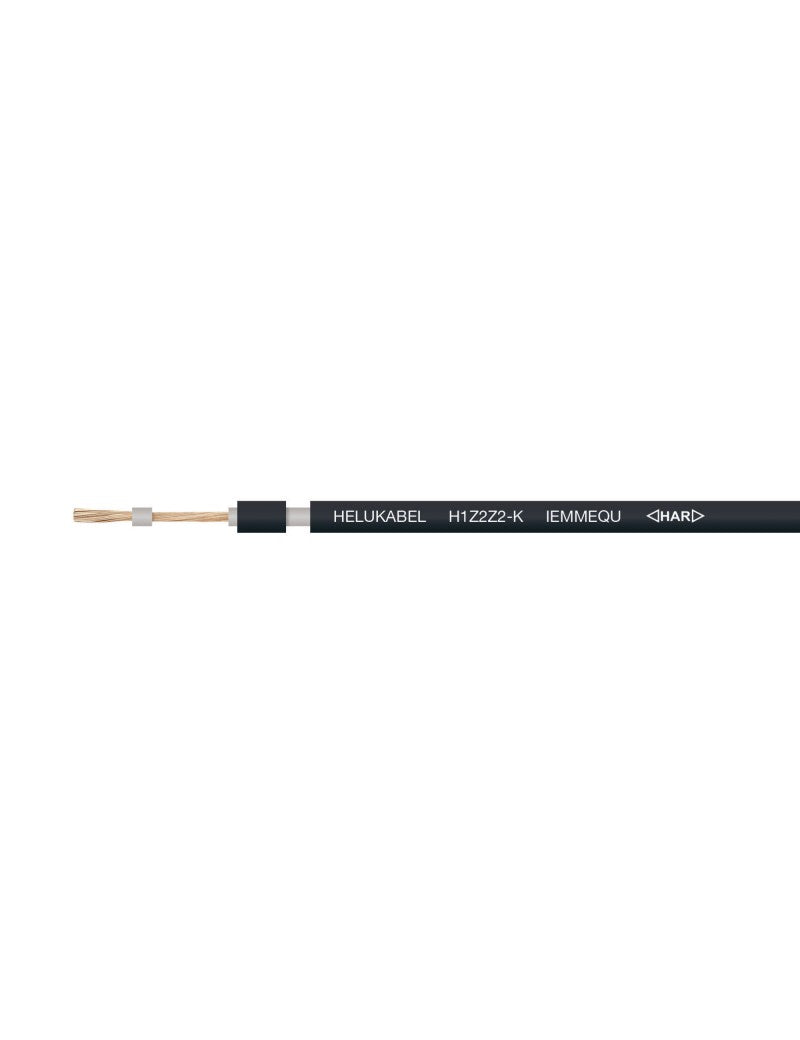 Helukabel 4 mm2 Außendurchmesser 6,6 mm - 500 m schwarzes Solarkabel